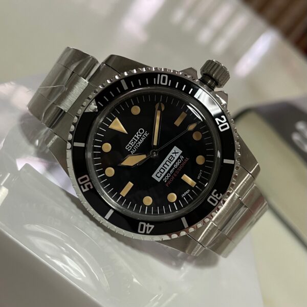 Vintage "COMEX" Diver with Sword Hands