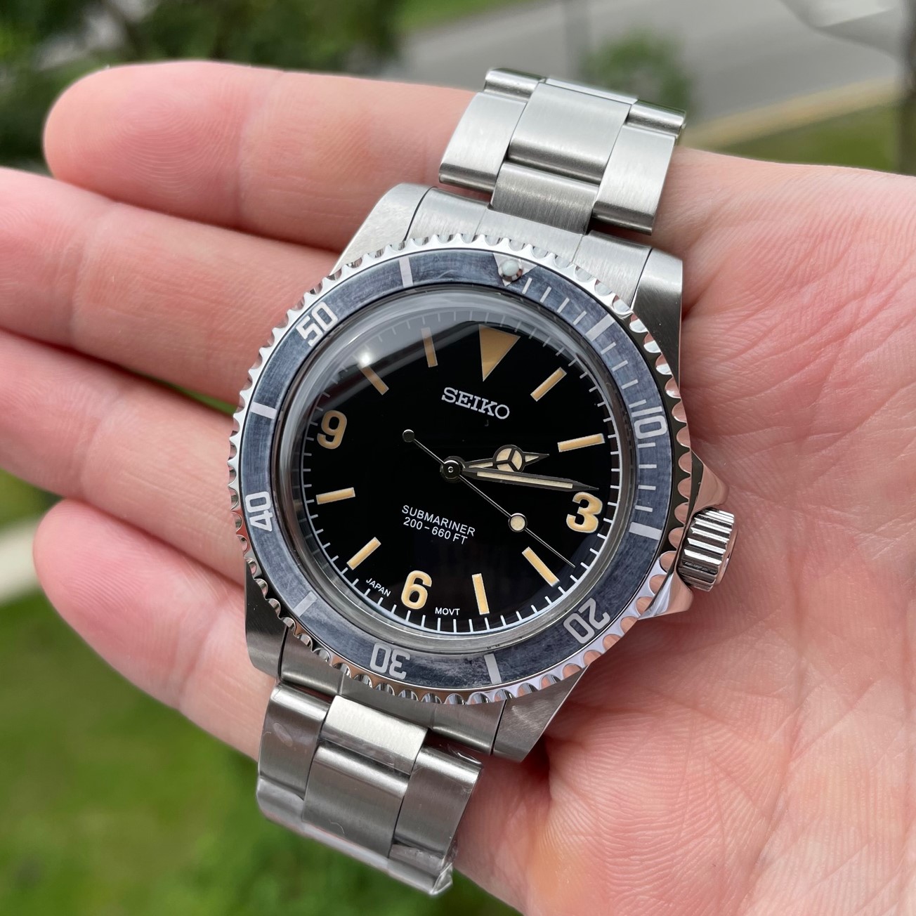 Vintage “3 6 9” Dial Diver with Mercedes Hands – JW Watches