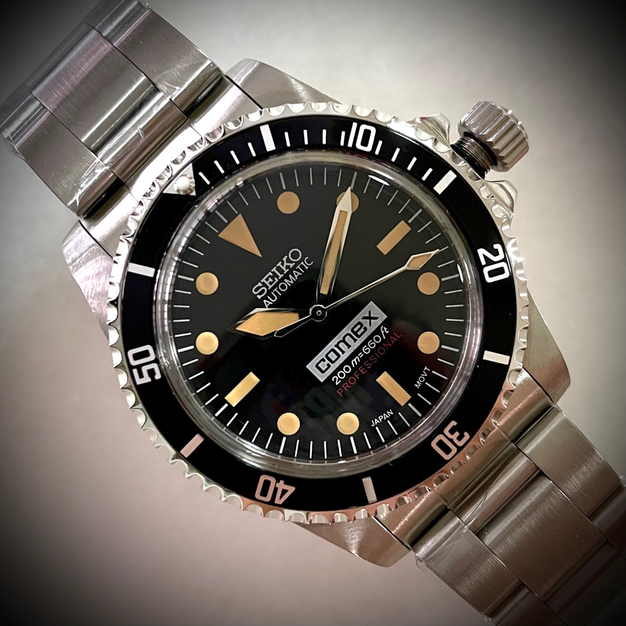 Vintage “COMEX” Diver with Sword Hands – JW Watches
