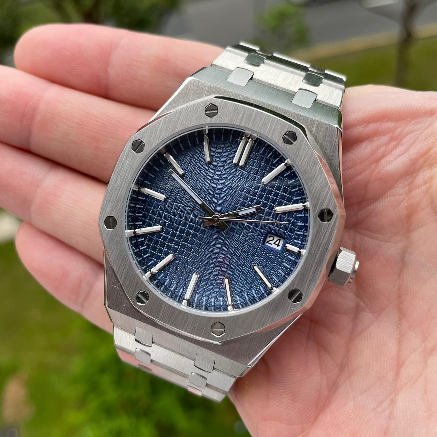 Royal SeikOak Blue – JW Watches